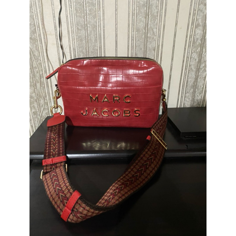 (sold iut) Tas eMJ  flash 2 zipper croco (sale)