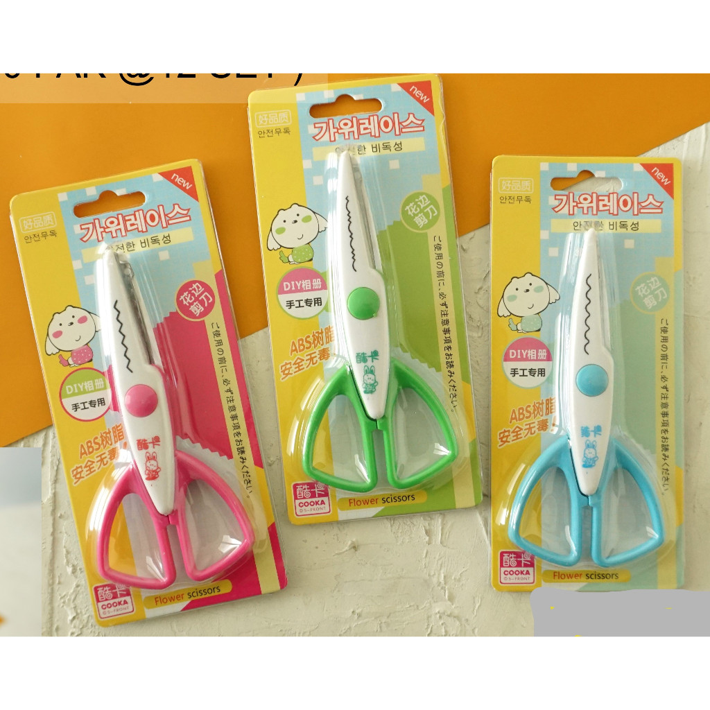 

GUNTING KERTAS GERIGI PLASTIK ANAK ZIG ZAG PLASTIC SCISSORS
