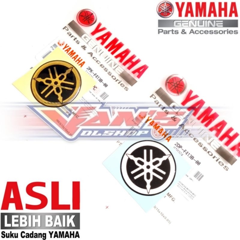 Logo Yamaha Karet Buat Panel All Nmax & All Aerox 155 Orginal Yamaha Genuine Parts