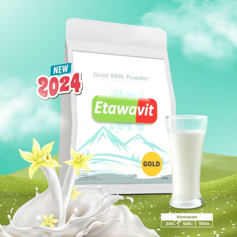 

Etawavit Susu Kambing Bubuk 60% Vanilla 200 gram