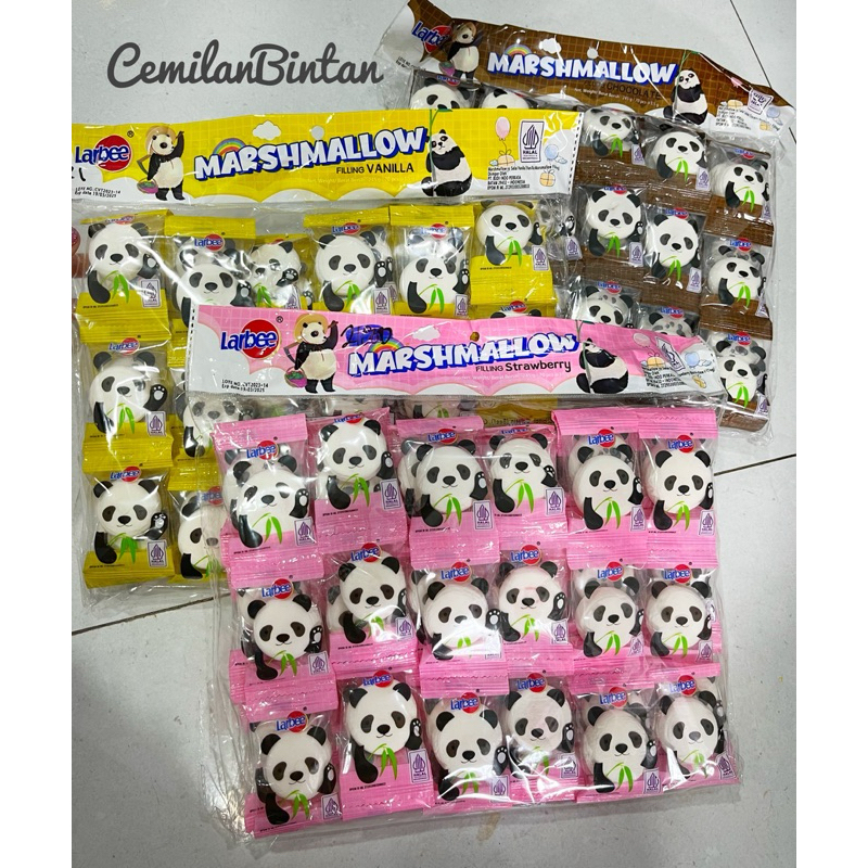 

CemilanBintan (Larbee Panda marshmallow Vanila 250gr isi 70pcs