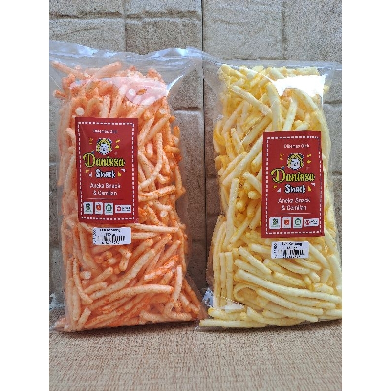 

Stik Kentang 150gr Rasa Jagung/Balado