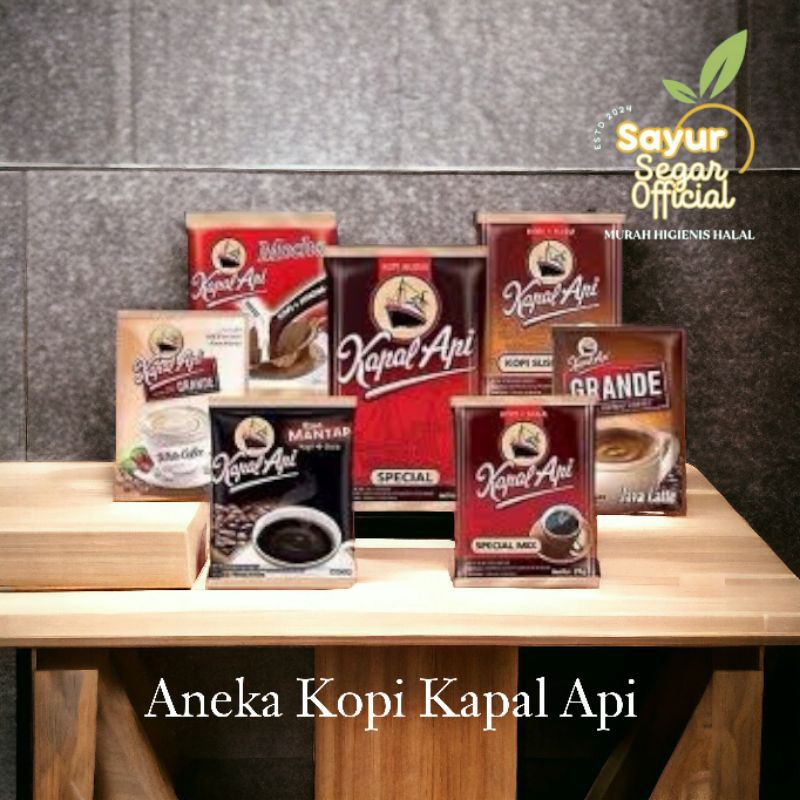 

Aneka Varian Rasa Kopi Kapal Api Renceng isi 10 bks