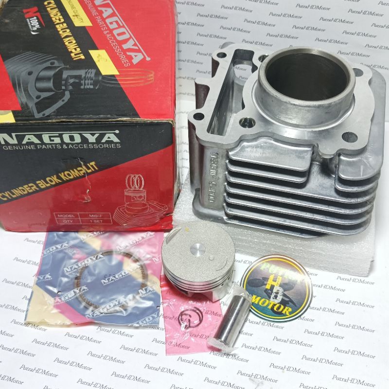 BLOK SILINDER YAMAHA MIO J - XRIDE 115 - MIO GT 115 - MIO SOUL GT 115 - FINO 115 SET PISTON KIT BORI