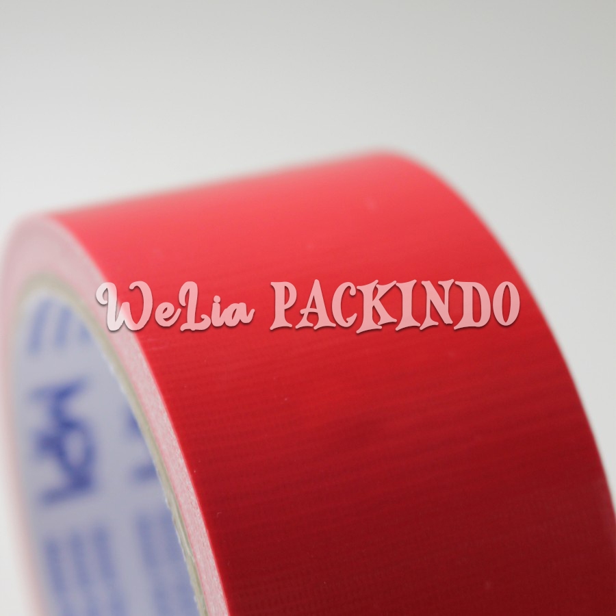 

Lakban Kain Warna Warni 2 Inchi 45mm x 8 Meter MPI / Cloth Tape Merah Kuning Hijau Biru Putih Silver 45mm 8M
