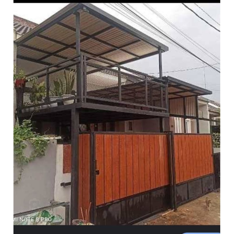 kanopi balkon mezzanine