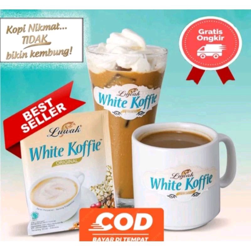 

White serenceng isi (10pcs) 10x20 gr kopi luwak