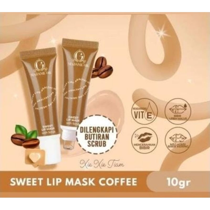 Madame Gie Sweet Lip Mask - Lip Scrub Vitamin E