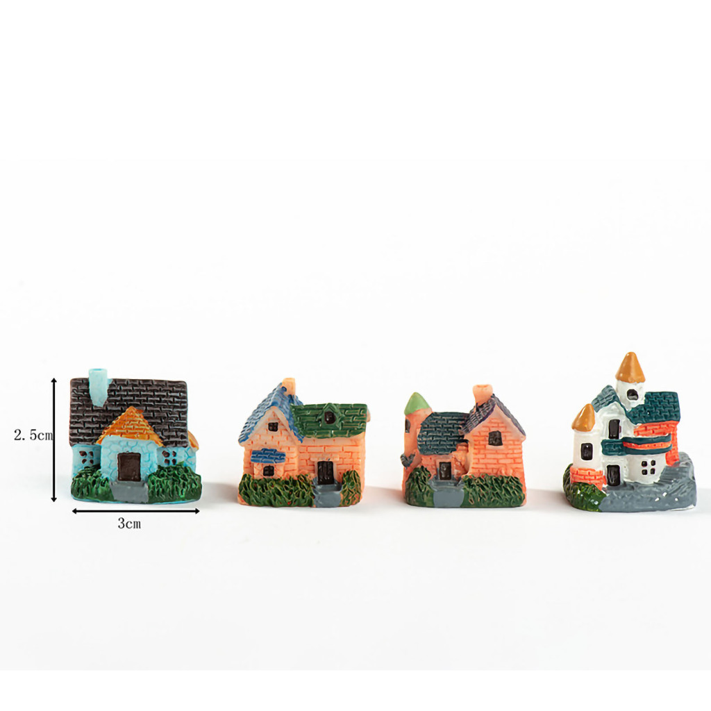 Miniatur Micro Landscape Diorama Rumah Villa Batu