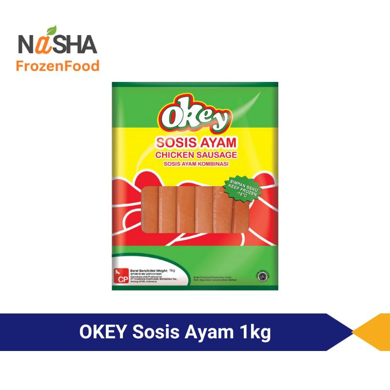 

OKEY Sosis Ayam 500/1000gr