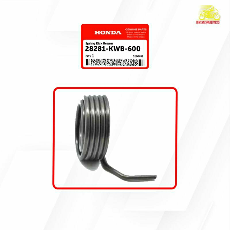 Per Engkolan Spring Kick Retrurn 28281 KWB 600