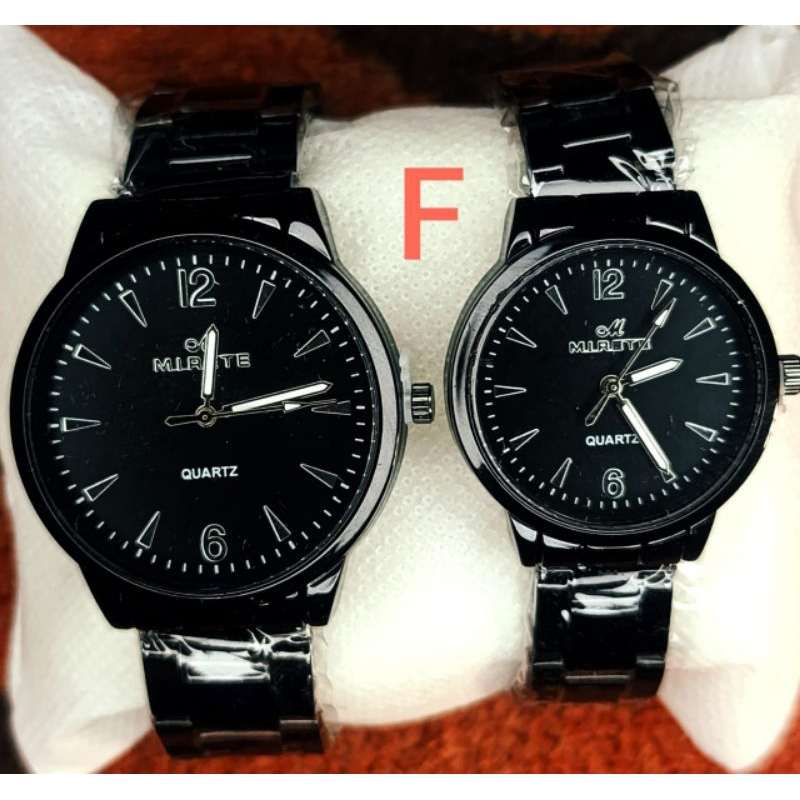 Jam Tangan Fashion Couple/Jam Tangan Sepasang PRia & Wanita Mirete Tali Rantai