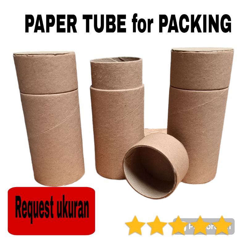 

paper tube/papar core/kertas bulat/selongsong kertas/packing/packing kertas/kertas//selongsong//kertas coklat//custom ukuran/diameter 2inch/paper bag