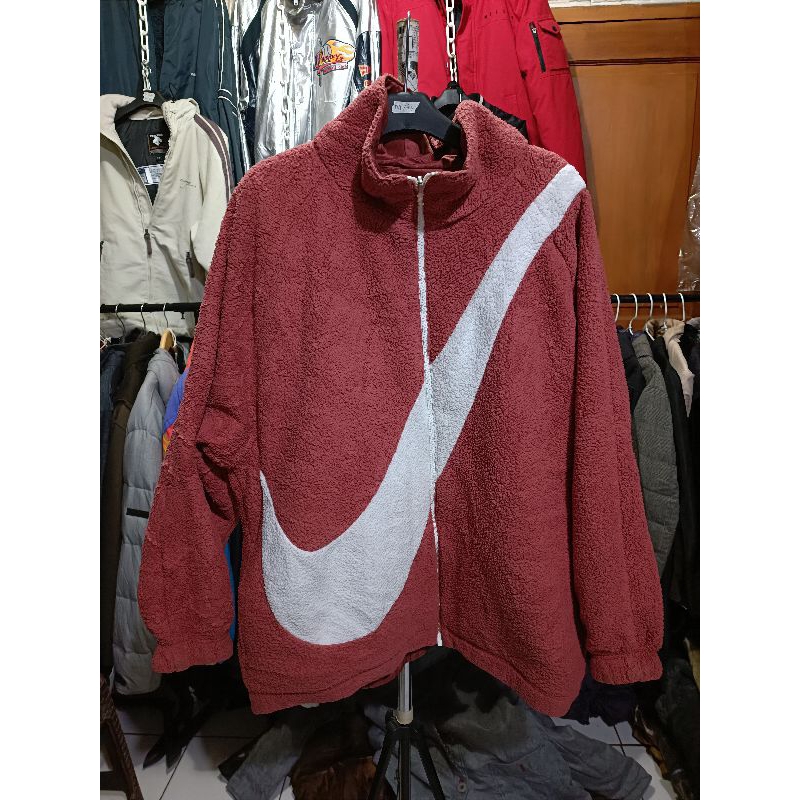 Nike Big swoosh reversible fleece Jacket