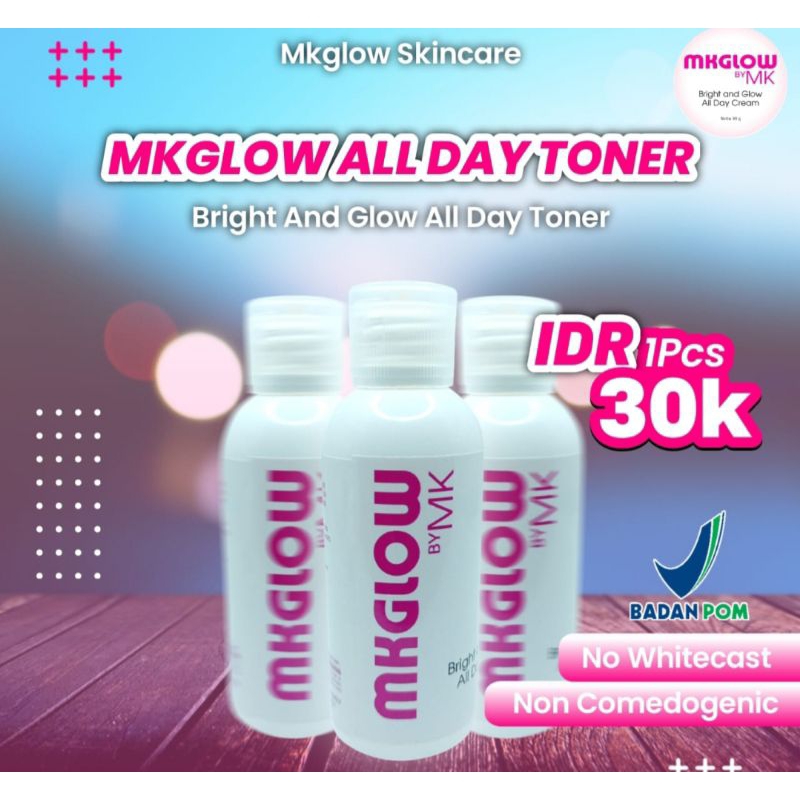 MK GLOW SKINCARE ECER TONER