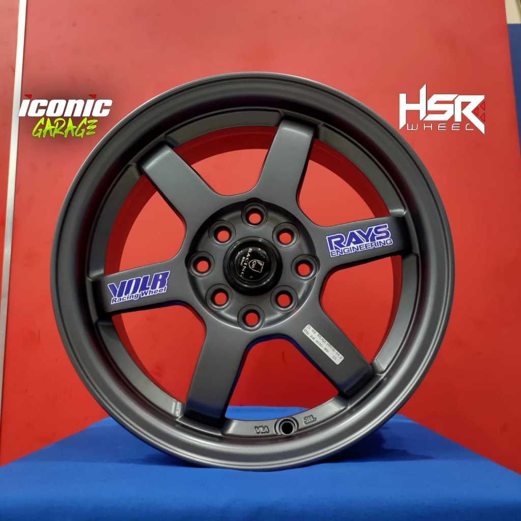 velg rays ring15 lebar 6,5 masuk mobil avanza,xenia,mobilio,brio,agya,ayla,sigra,calya, dll