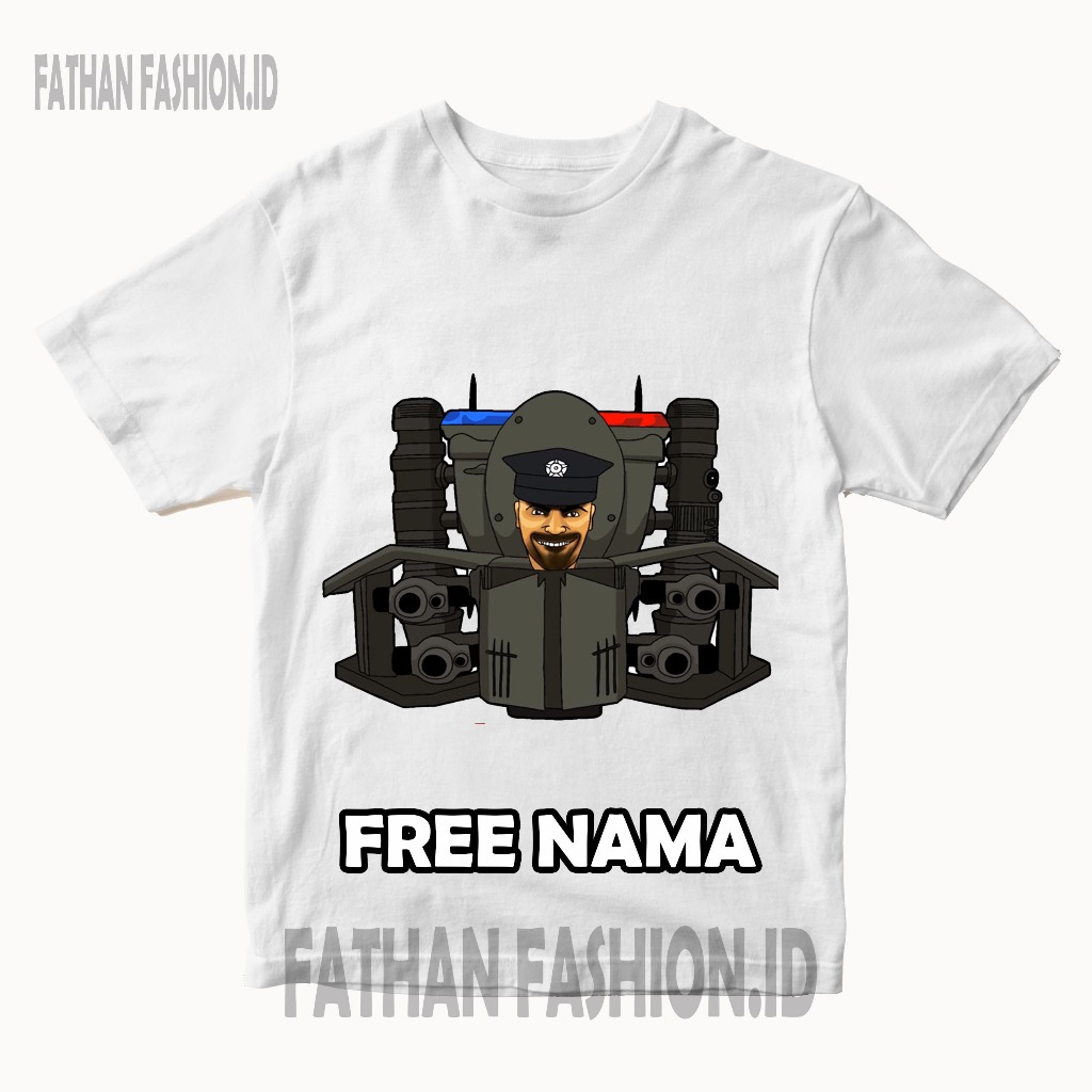 BAJU KAOS ATASAN ANAK SKIBIDI TOILET