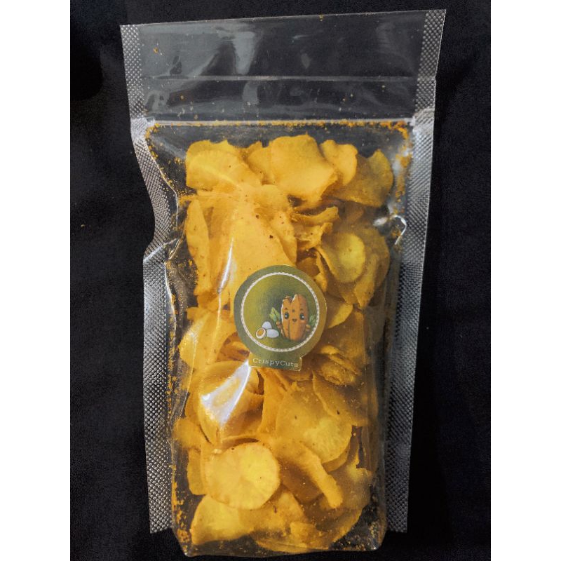 

kripik singkong rasa telor asin (crispycuts)