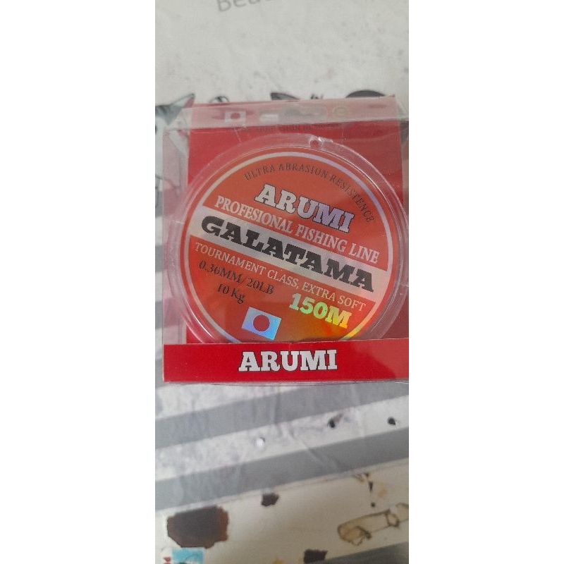 benang pancing galatama arumi  benag pancing master galatama 150 meter