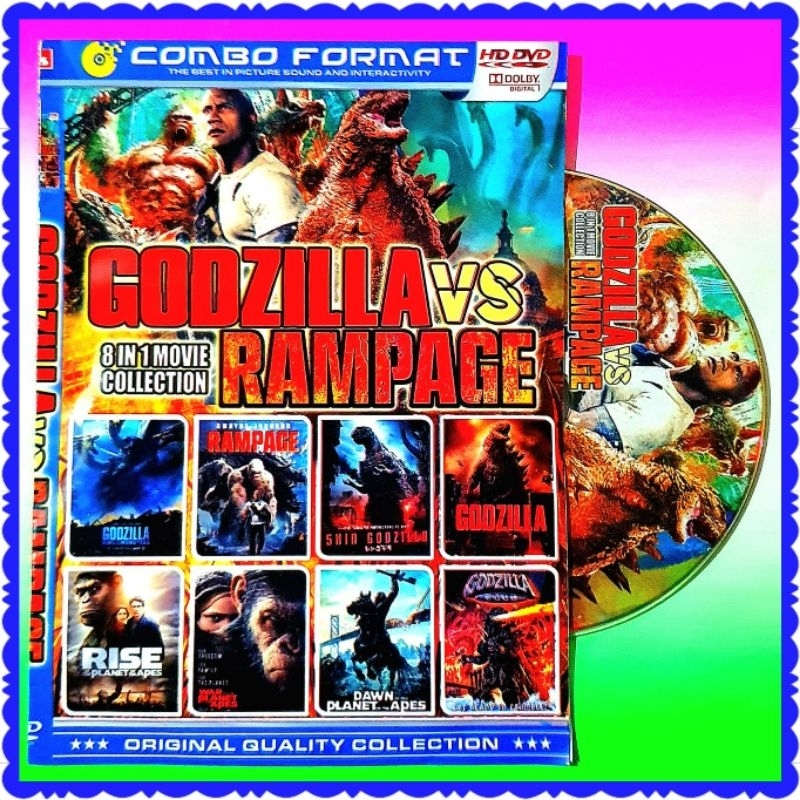 KASET FILM GODZILLA RAMPAGE LENGKAP - KASET FILM ACTION BARAT TERBARU - KOLEKSI FILM ACTION RAMPAGE 