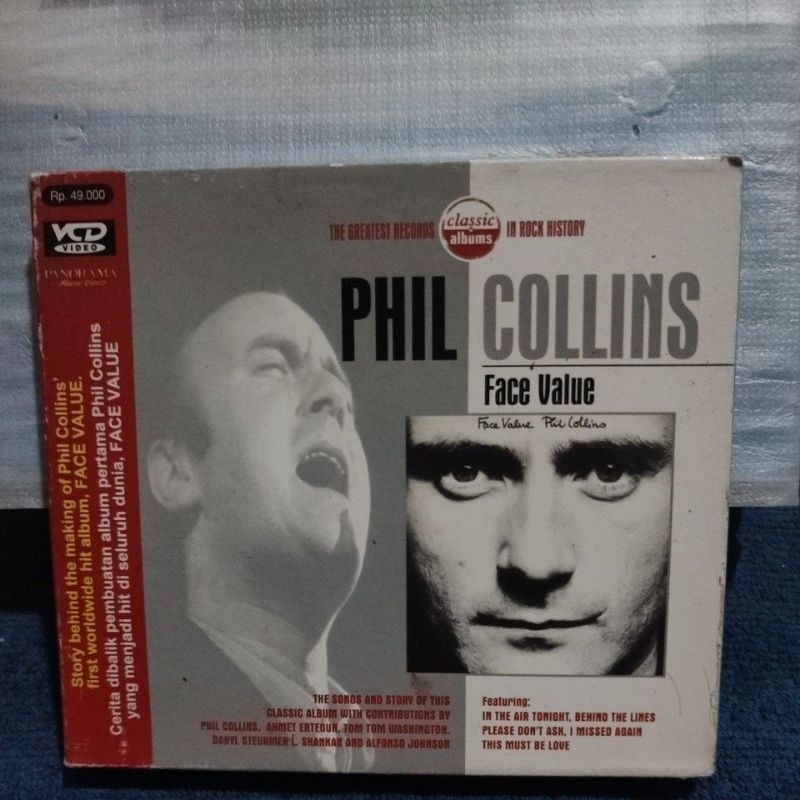 VCD PHIL COLLINS - FACE VALUE