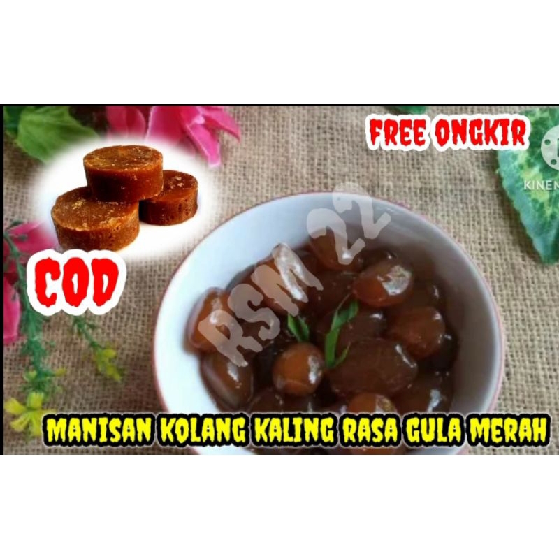 

Manisan kolang kaling rasa gula merah 1000 grm
