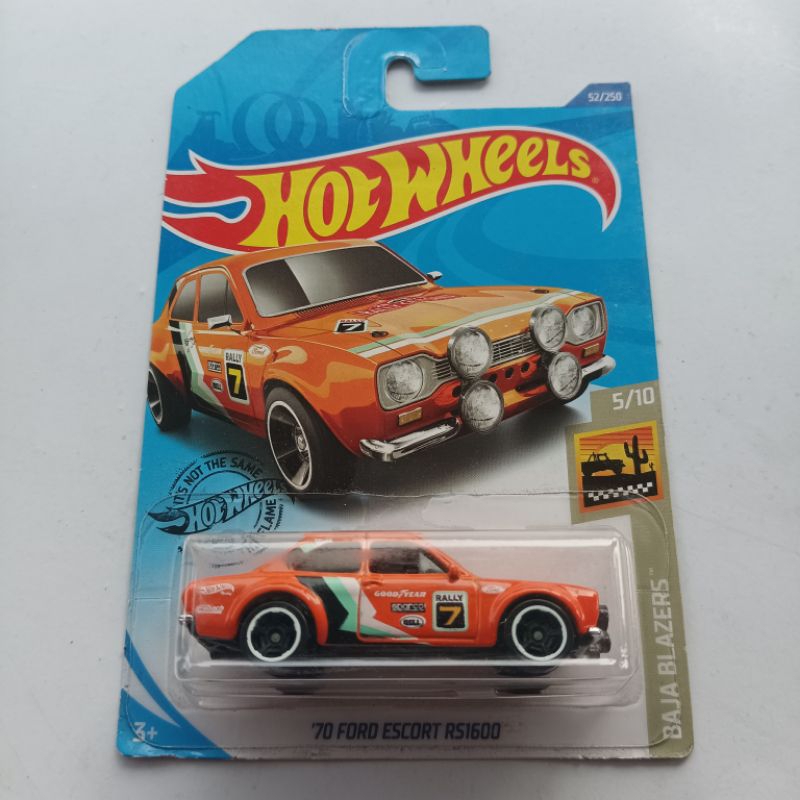 Hot wheels 70 ford escort orange