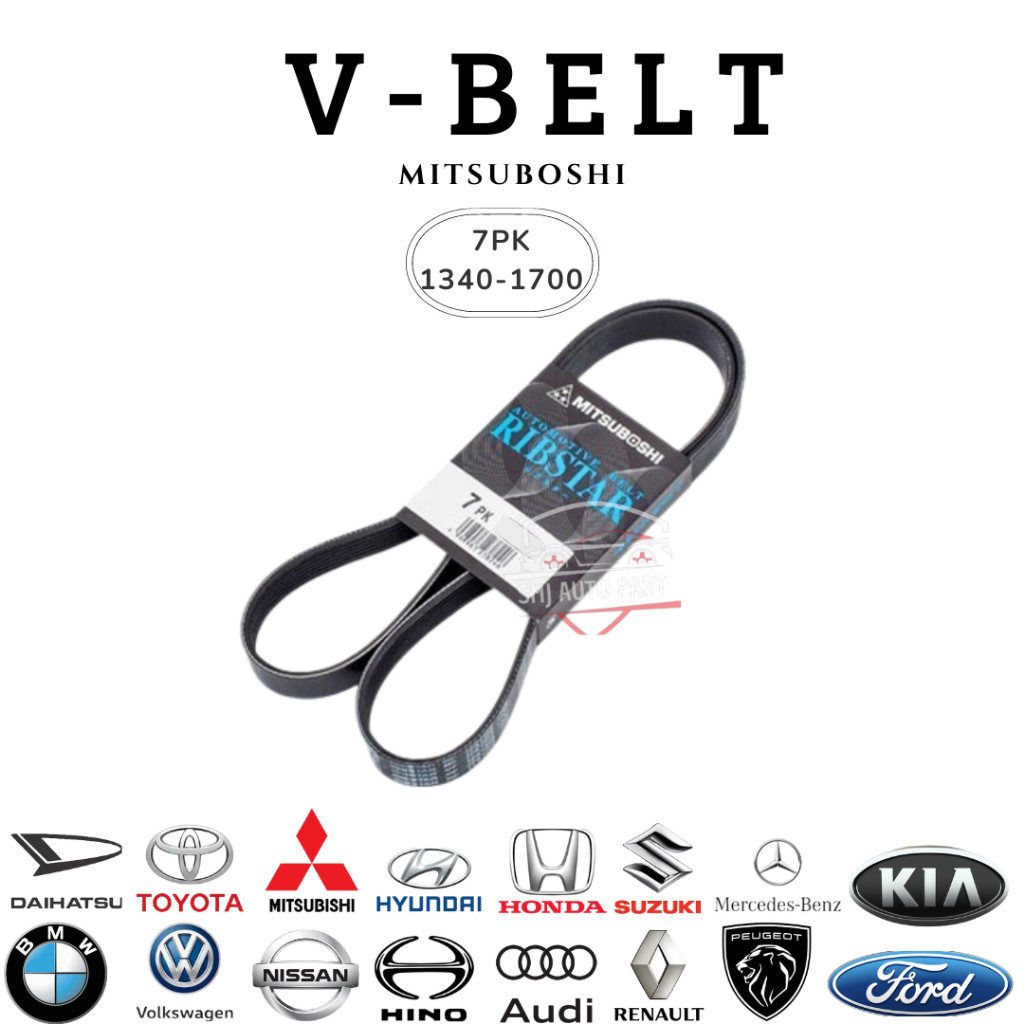 V-BELT/FANBELT/TALI KIPAS/BELTING 7PK 1340 7PK 1395 7PK 1400 7PK 1410 7PK 1420 7PK 1440 7PK 1450 7PK