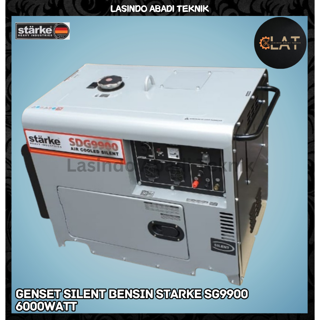 Genset Starke SG 9900 Genset Bensin Starke SG9900 Silent 6500 watt
