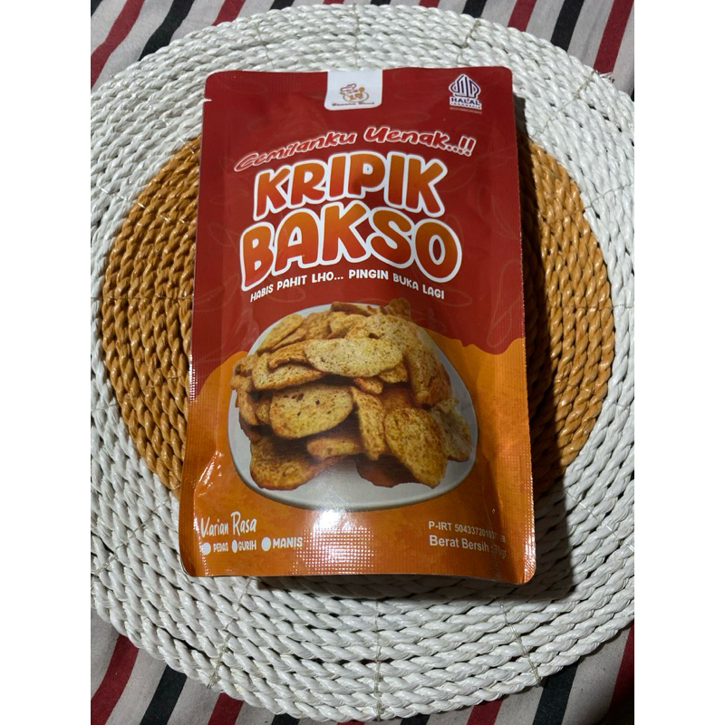 

Cemilan Kripik Bakso