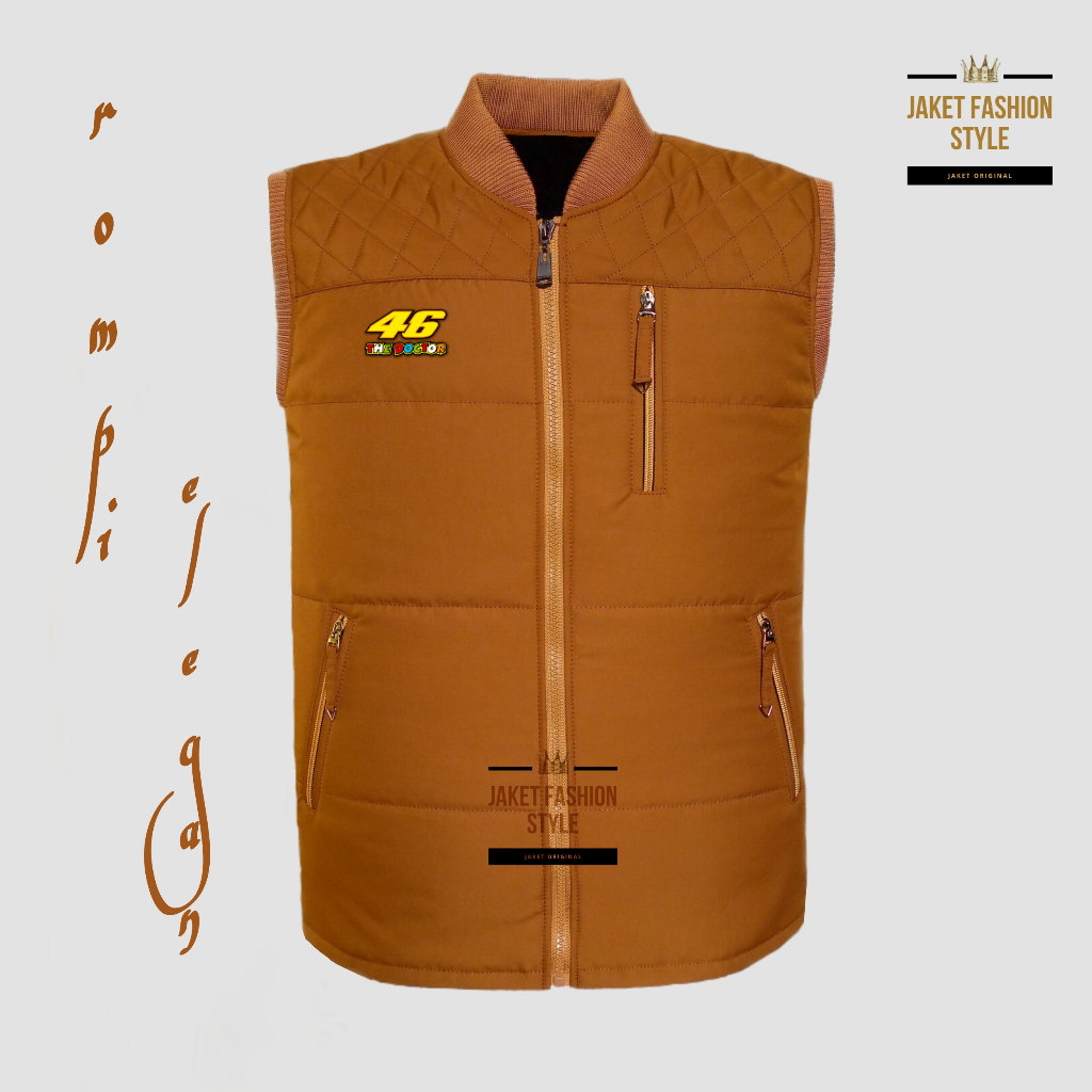 Jaket rompi Valentino Rossi vr46 termurah original berkualitas/rompi motor touring bikers /hiking/ou