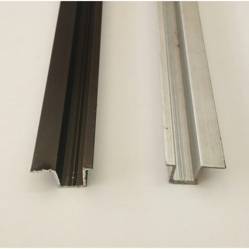 Rel pintu sliding Huben silver SD-75 silver (FRAME U Bawah)