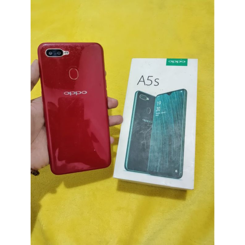 Hp second OPPO A5s Ram 3/32 , fullset second