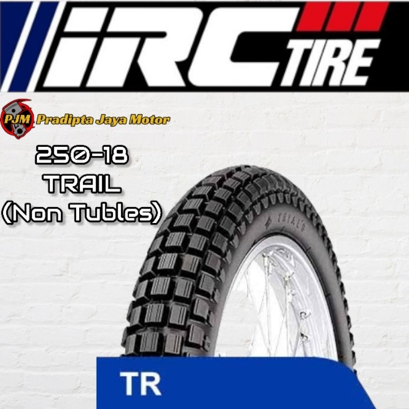 Ban Luar IRC 250-18 250 ring 18 TRAIL - BL