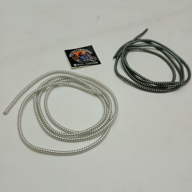 Cover kabel Motor  cover cable Flexible  cover kabel metalic chrome v I6Z3