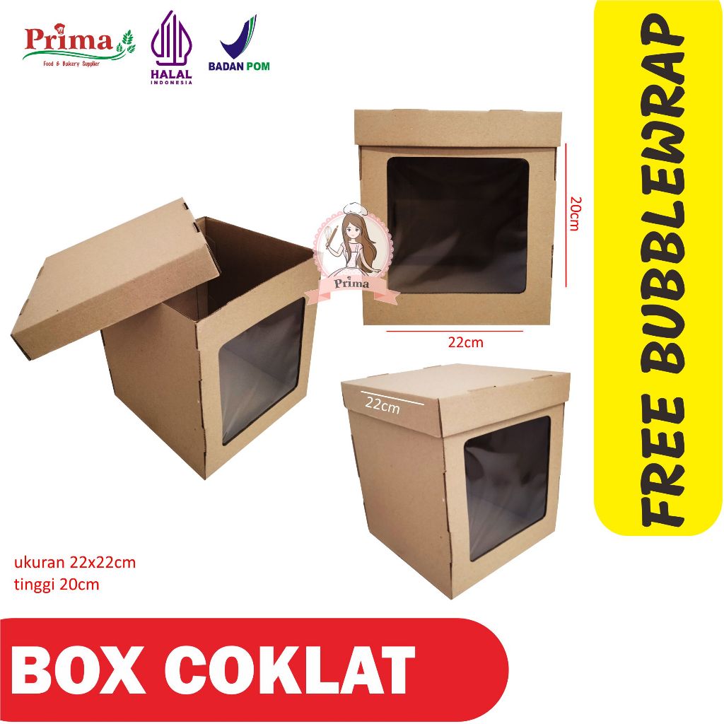 

Box coklat - Window 22x22x20 - crg window