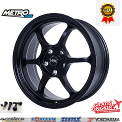 VELG RACING HSR  YUZAWA RING 17 COCOK BUAT MOBIL AL NEW PCD BAUD 5X114,3