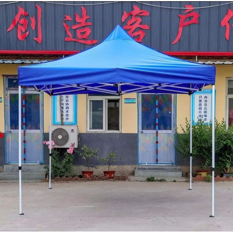Tenda lipat 2x2 tenda matic cafe bazar pkl tenda jualan besi tebal besi putih besi hitam rangka hita