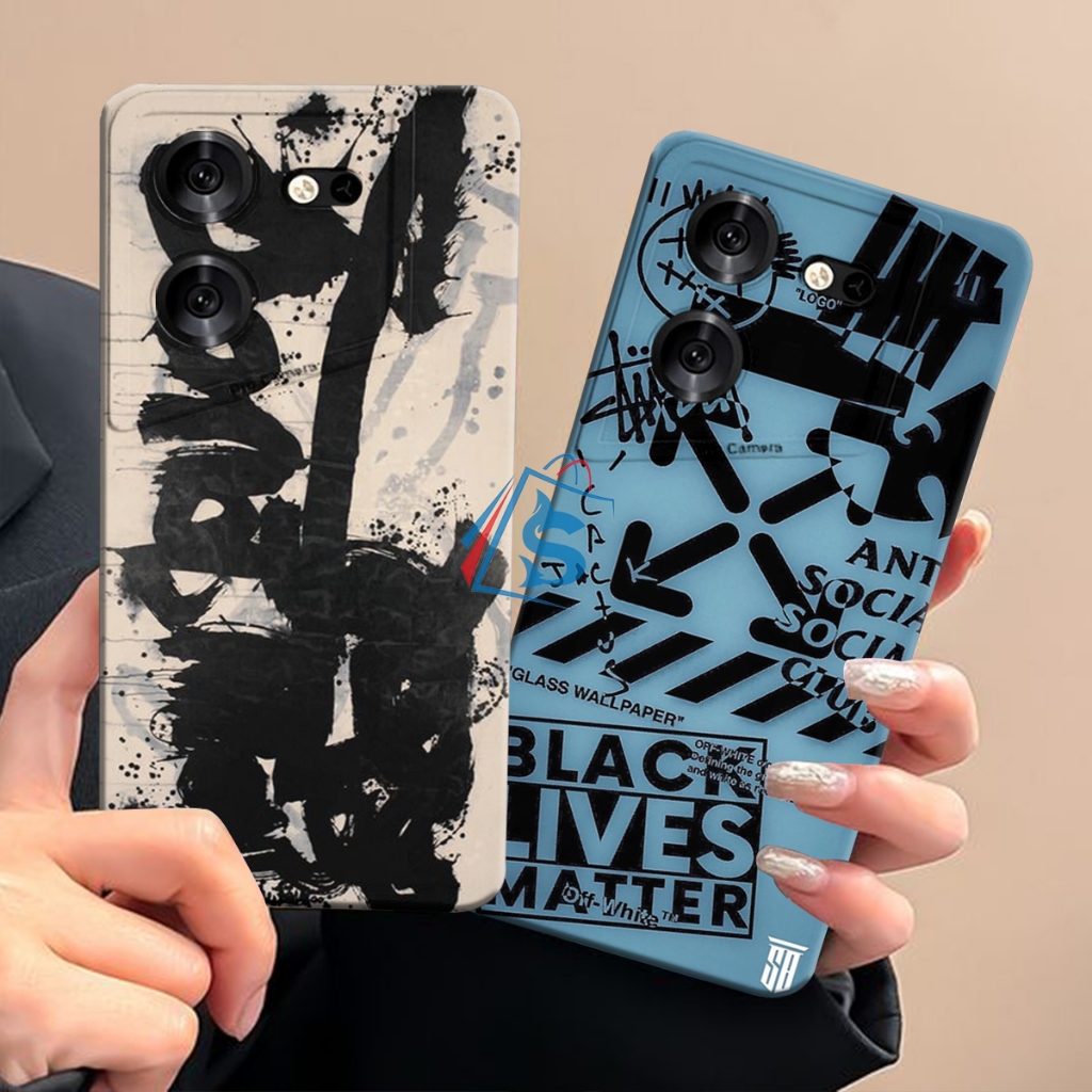 [SHARK CASE] Softcase TECNO POVA 5/TECNO POVA 5 PRO Motif Grafitty - Casing Tecno Pova - Cesing Hp -