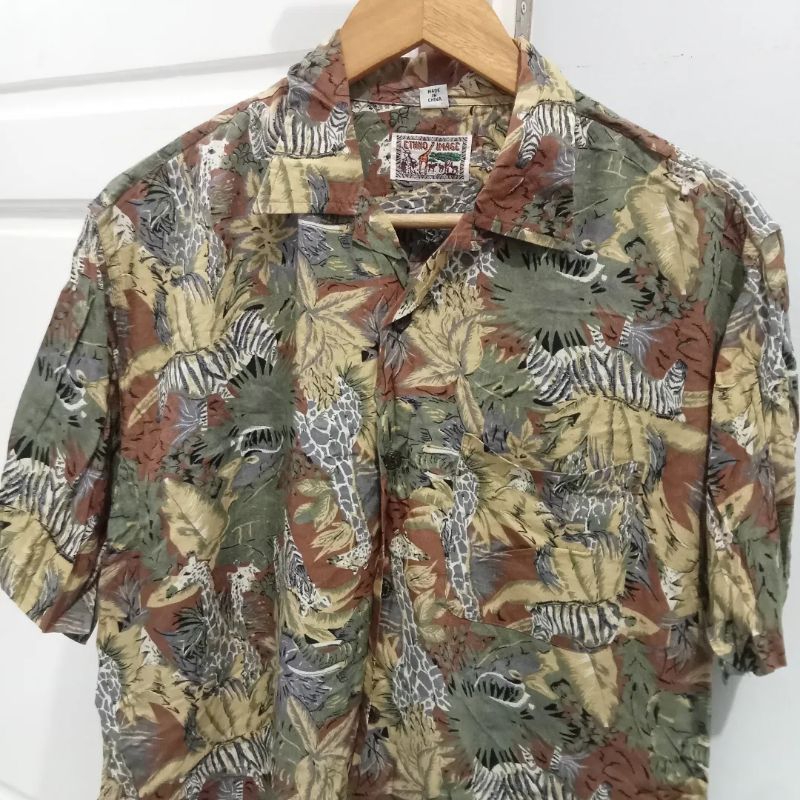 Hawaiian Shirt Ethno Image Second Authentic