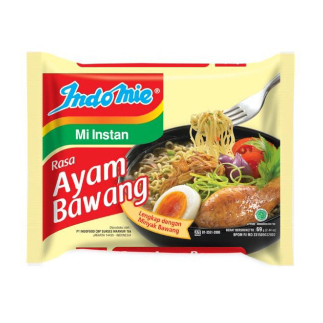 

INDOMIE MIE KUAH AYAM BAWANG 69 GR (6pcs)