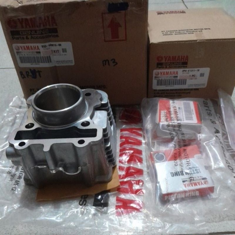 PAKET SILINDER CYLINDER BLOK MIO M3 2PH ORIGINAL YAMAHA