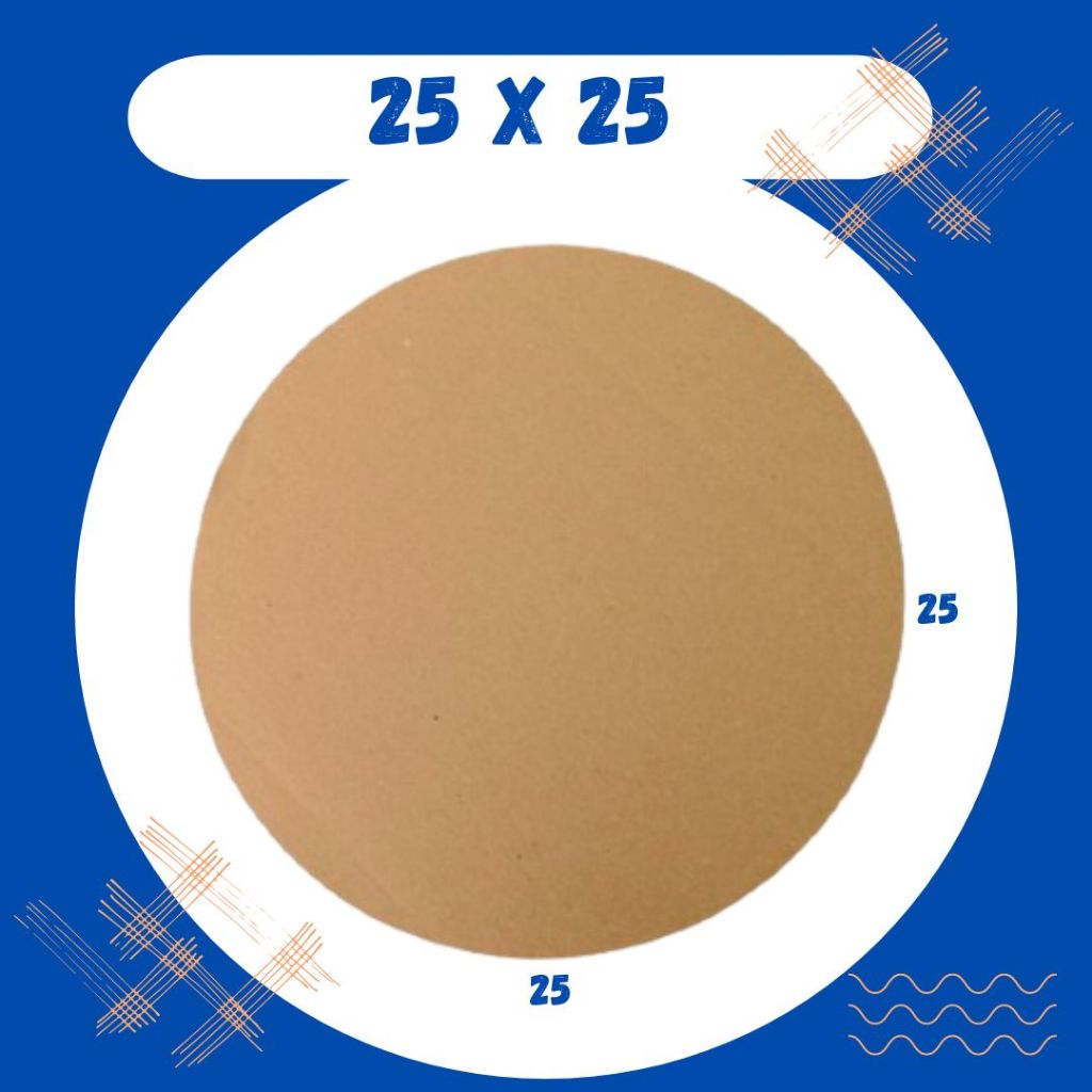 

Karton Bulat 25x25 Box Dus Packing Kotak Kemasan Karton Coklat Polos Lingkaran