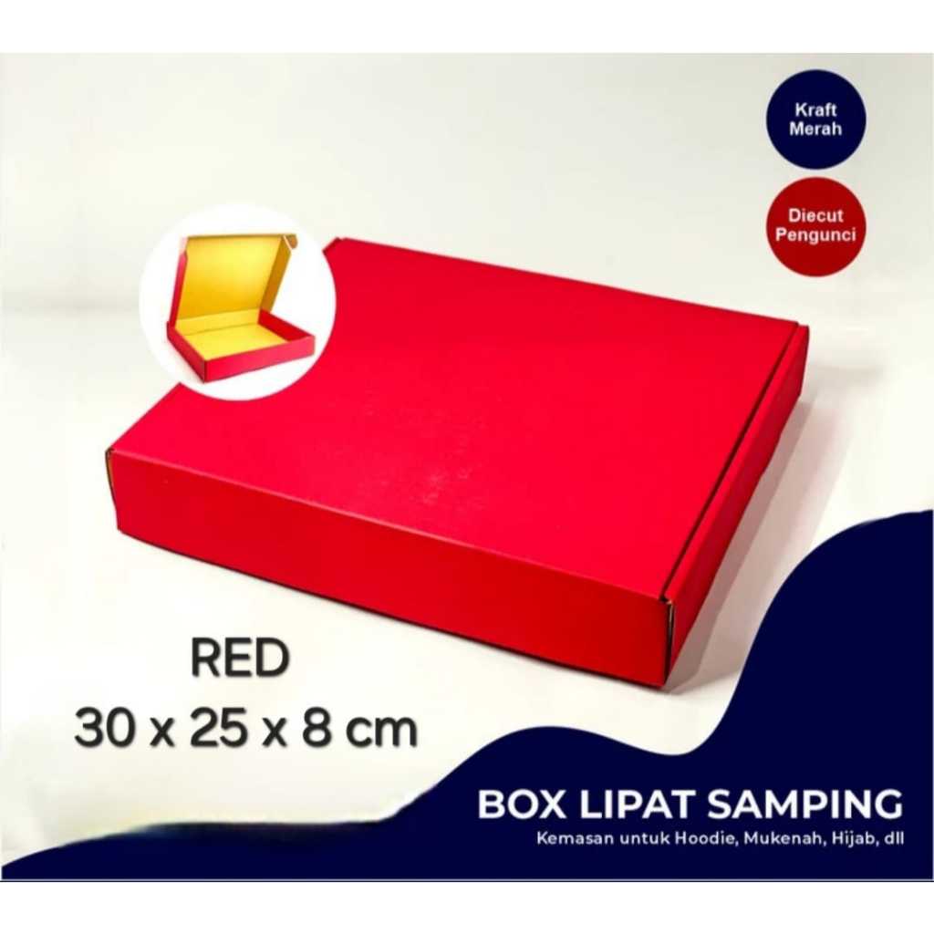

KOTAK KARDUS DIECUT WARNA 30x25x8cm