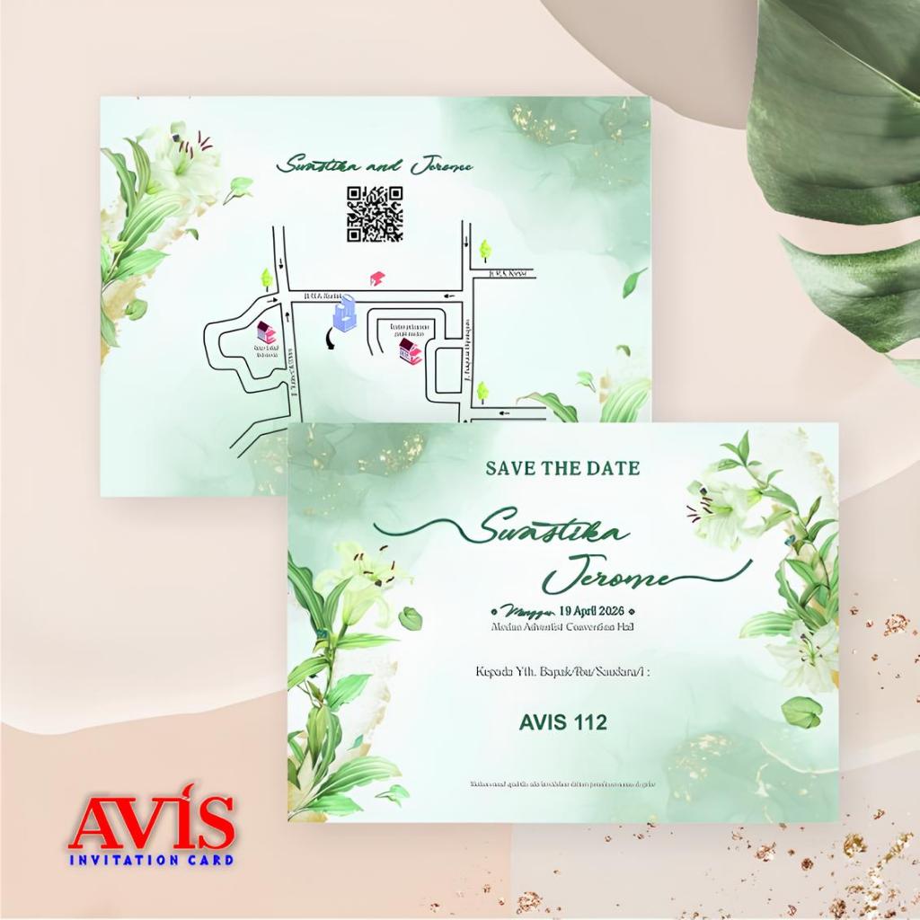 Blangko Undangan Pernikahan Avis 112 Murah