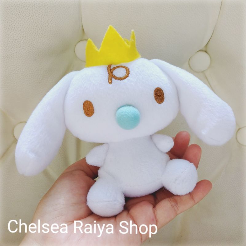 Boneka Plush Sanrio Baby Cinnamoroll Milk Dot King 10cm Cinamorol Cinamoroll Cinnamonroll Kawaii Ori