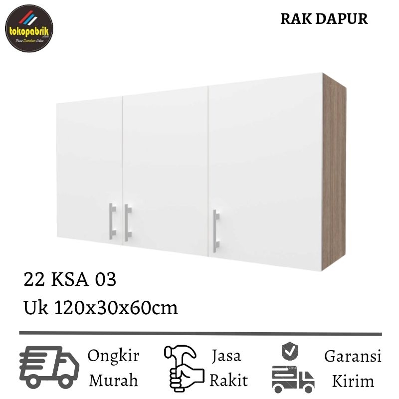 Kitchen Set Atas / Rak Dapur Minimalis / Lemari Dapur Murah Bandung Cimahi Subang