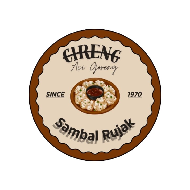 

cireng sambal rujak