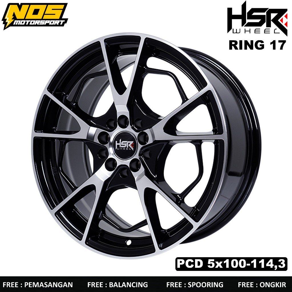 Velg mobil apv, accord, innova, hsr eximius ring 17 lubang 5 lebar 7,5