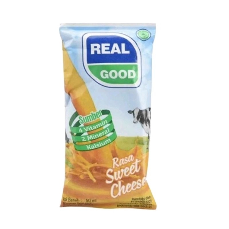 

( BERKAH ) SUSU REAL GOOD BANTAL UHT 50 ML REALGOOD MINI STRAWBERRY COKLAT CHEESE